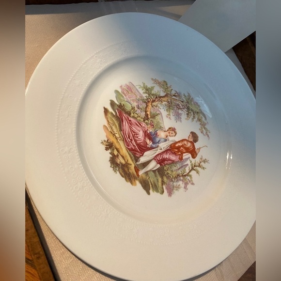 VTG. Dessert Plate and 6 Cake Forks In Original Box with Certificate - Italy - Picture 13 of 13